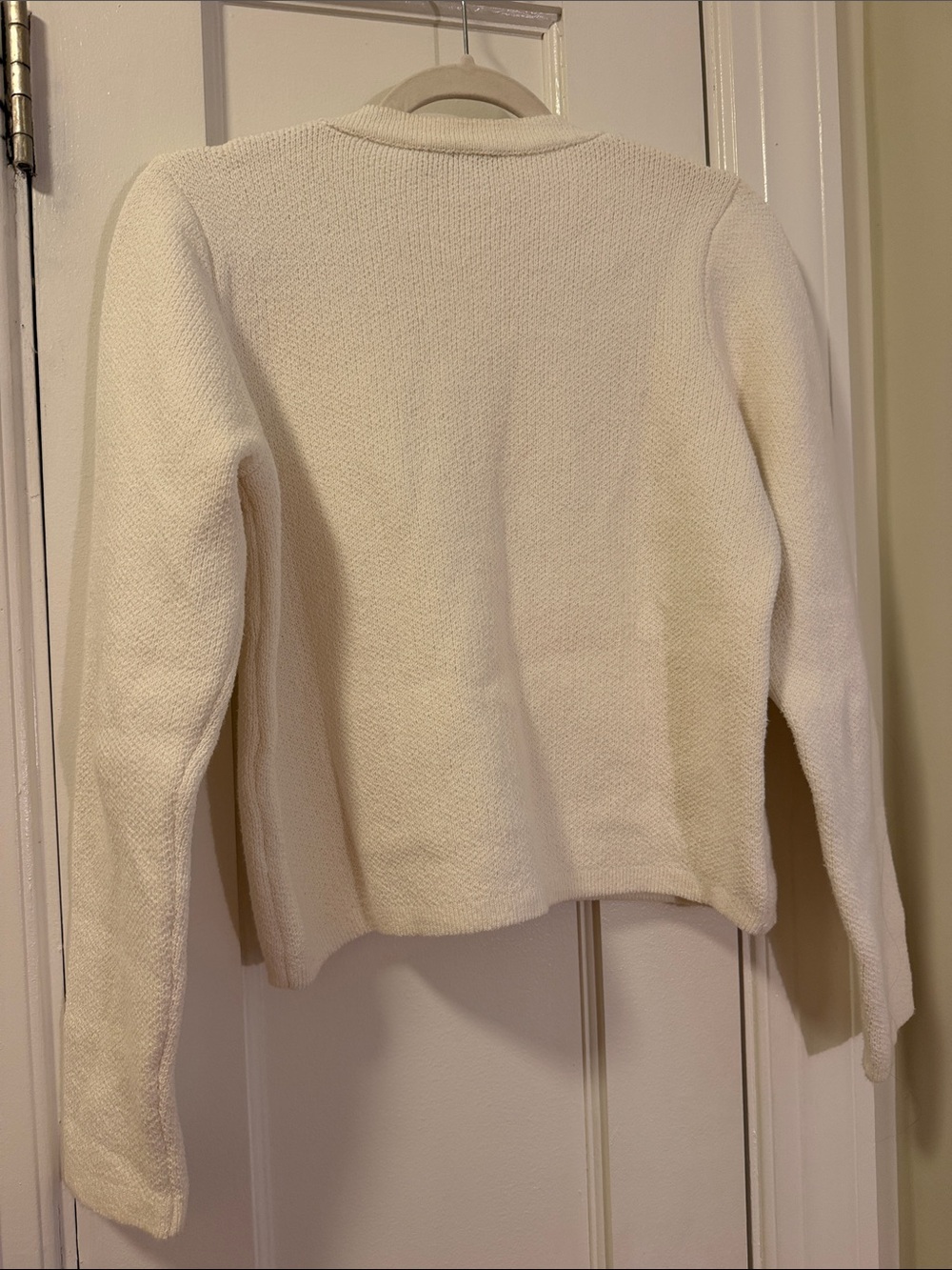 Zara White Cardigan Size M - Picture 4 of 4